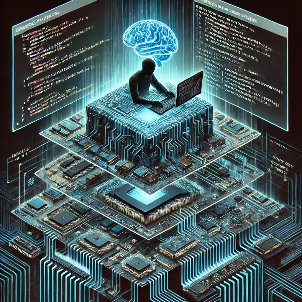 DALL·E 2025-03-22 06.05.42 - A conceptual illustration of how code works inside a computer. T...webp