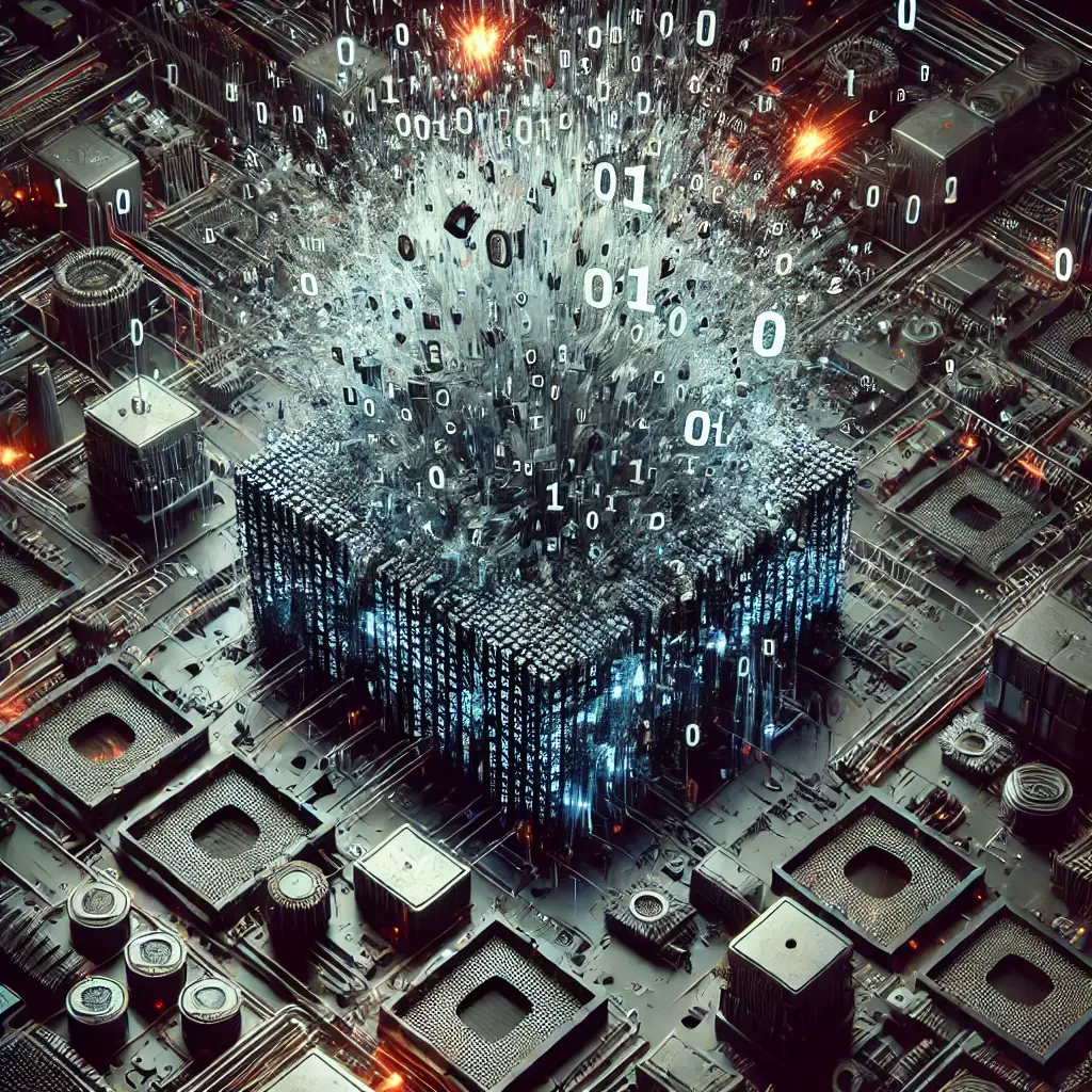 DALL·E 2025-03-22 06.05.59 - A conceptual illustration of chaos inside a computer. Instead of...webp