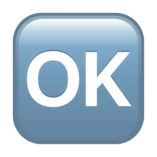 Кнопка ОК :ok: 🆗