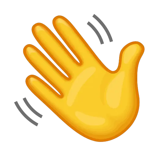 Размахивая рукой :wave: 👋