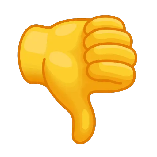 Тумбы вниз :thumbsdown: 👎