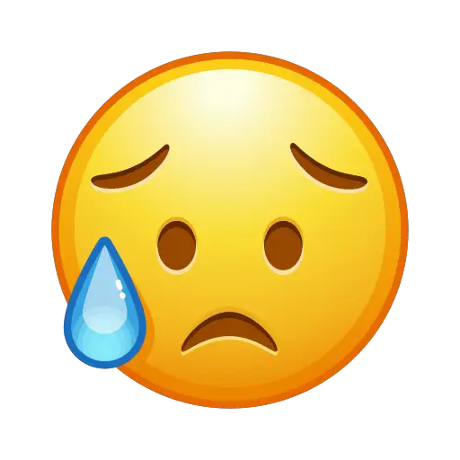 😥