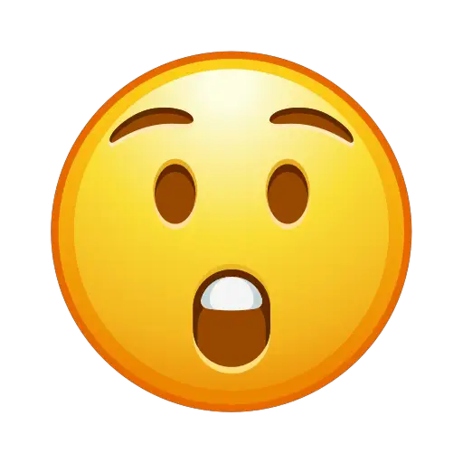 Удивленное лицо :astonished: 😲