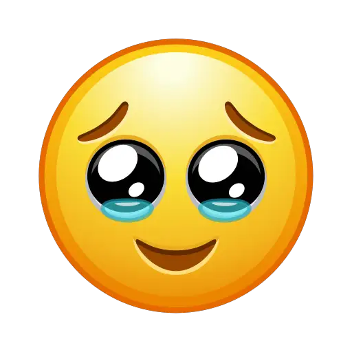 Лицо, сдерживающее слезы :face_holding_back_tears: 🥹
